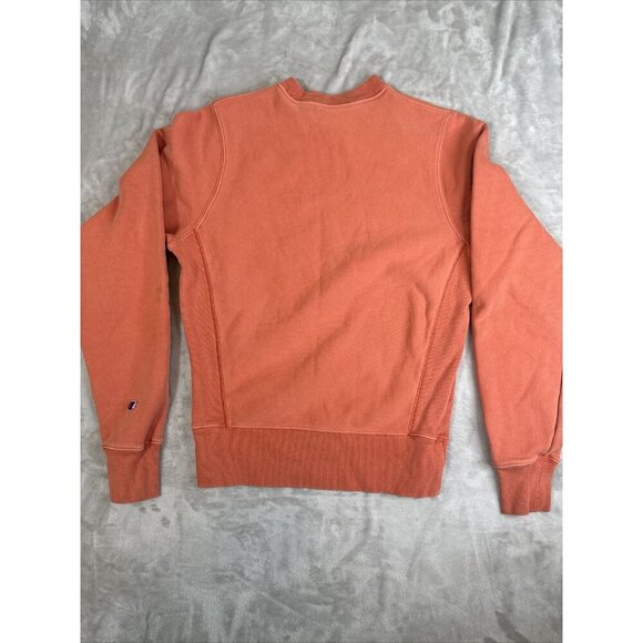 Women’s Vintage Reverse Weave Champion Sweater Orange Size X-small - Picture 5 of 12
